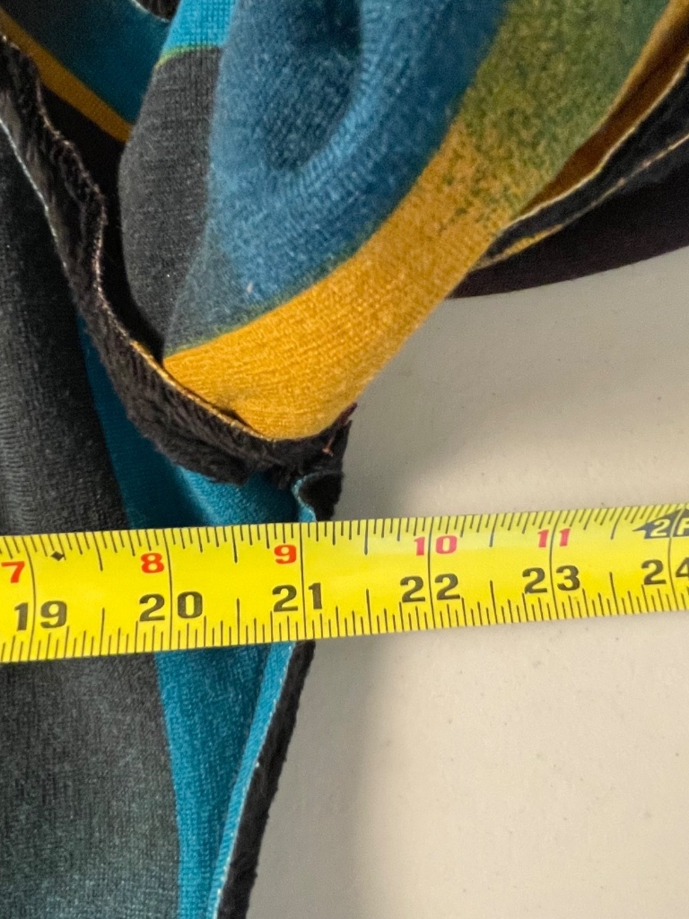 ADORE Patchwork Jacket Coat Open Front Fleece Collar Multicolor XL Boho Artsy - Picture 12 of 14